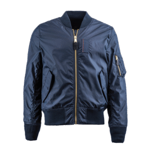 Short Nylon-Effect Puffer Jacket